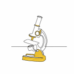 Lab Analysis Line Art