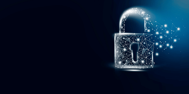 digital lock for cybersecurity