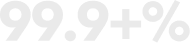 99.9+%